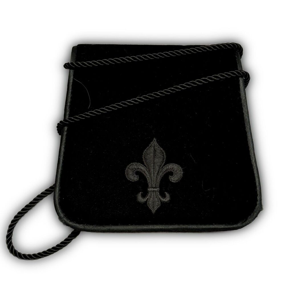 Velvet Black Mini Crossbody Bag